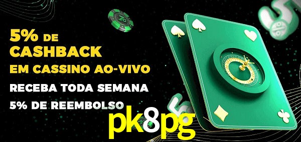 Promoções do cassino ao Vivo pk8pg